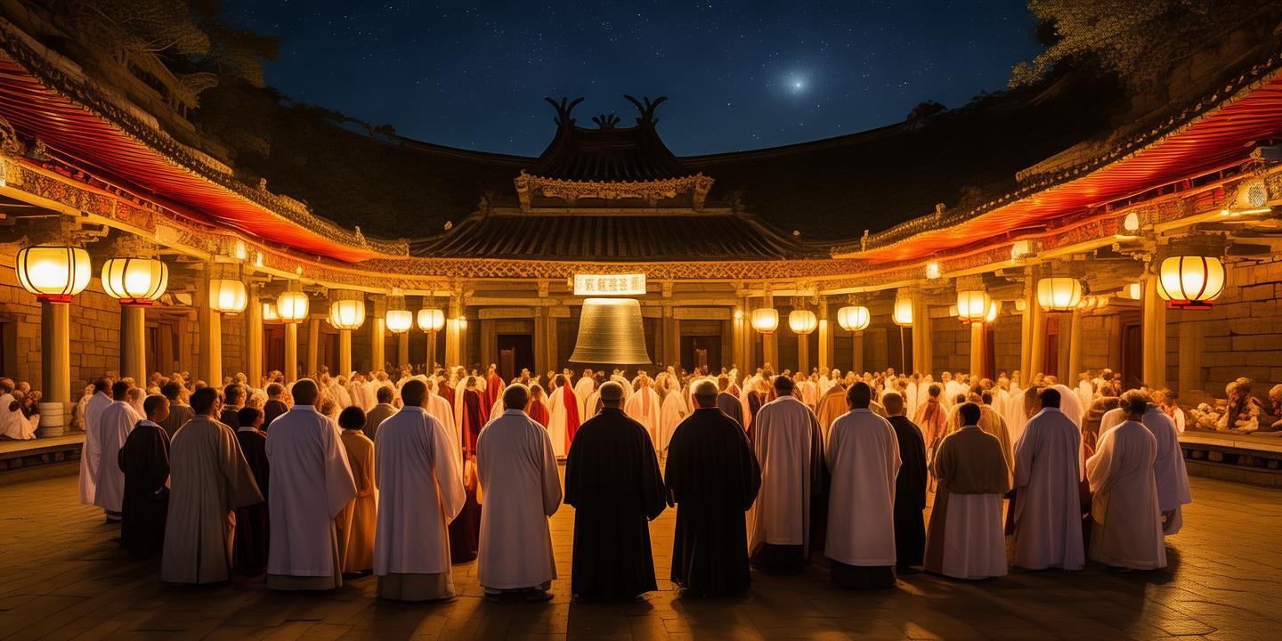 东林寺千年古钟重鸣,中日韩僧侣共启“净土文化论坛”